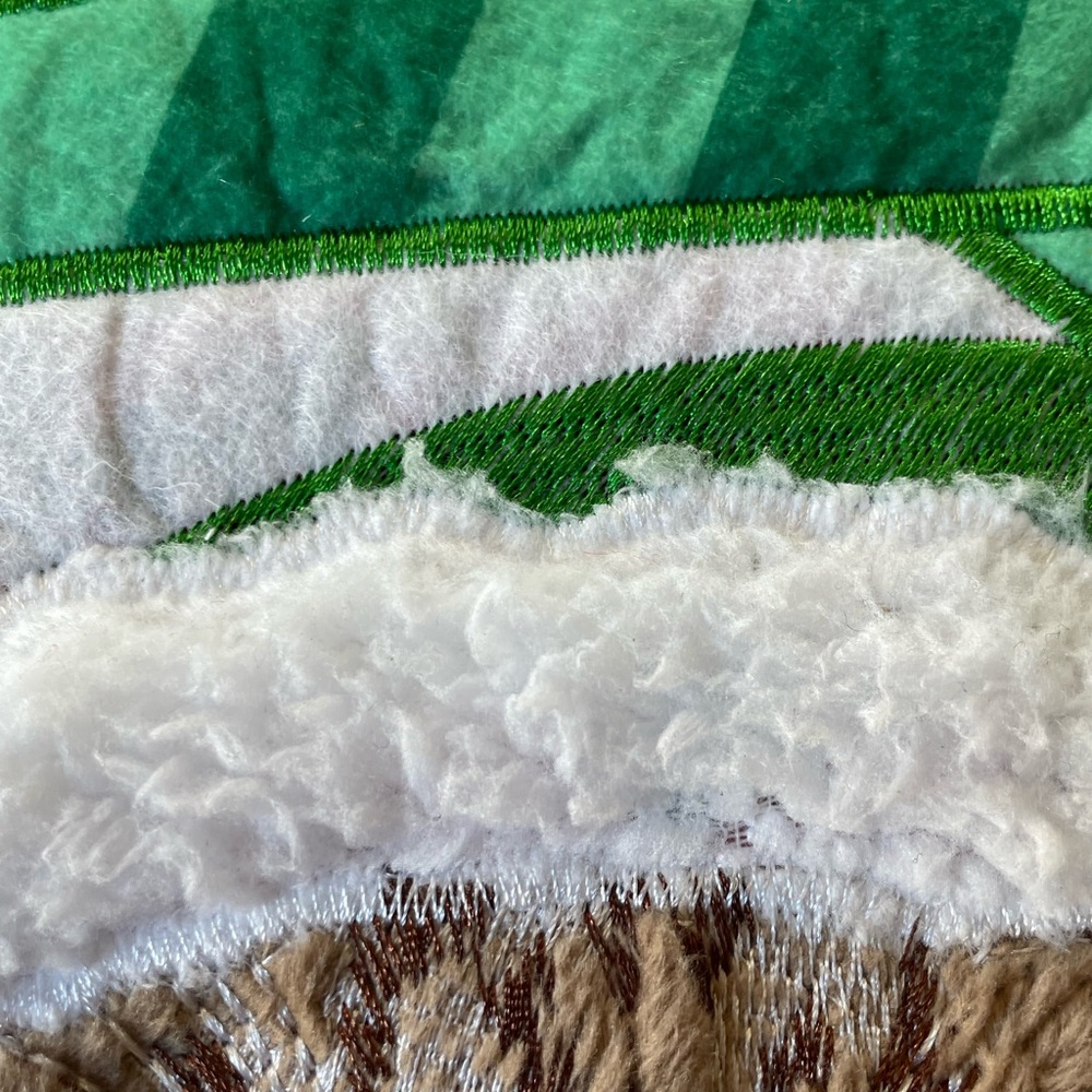 Holiday Time Red and Green Crewneck Sweater with Festive Cat Design - Picture 7 of 10